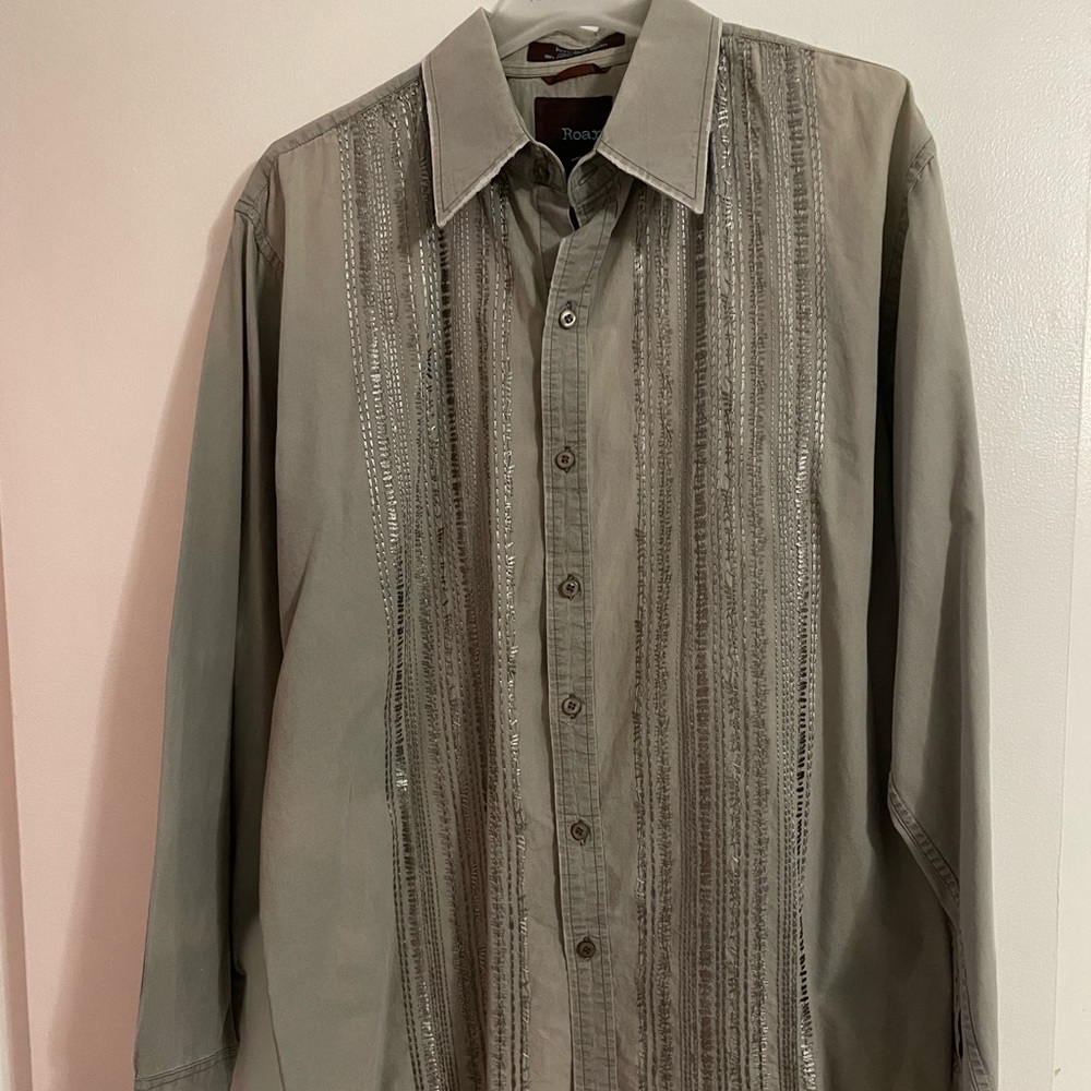 Roar long sleeve dress shirt‎ size XL